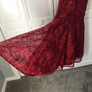 Size small full length formal party gown.